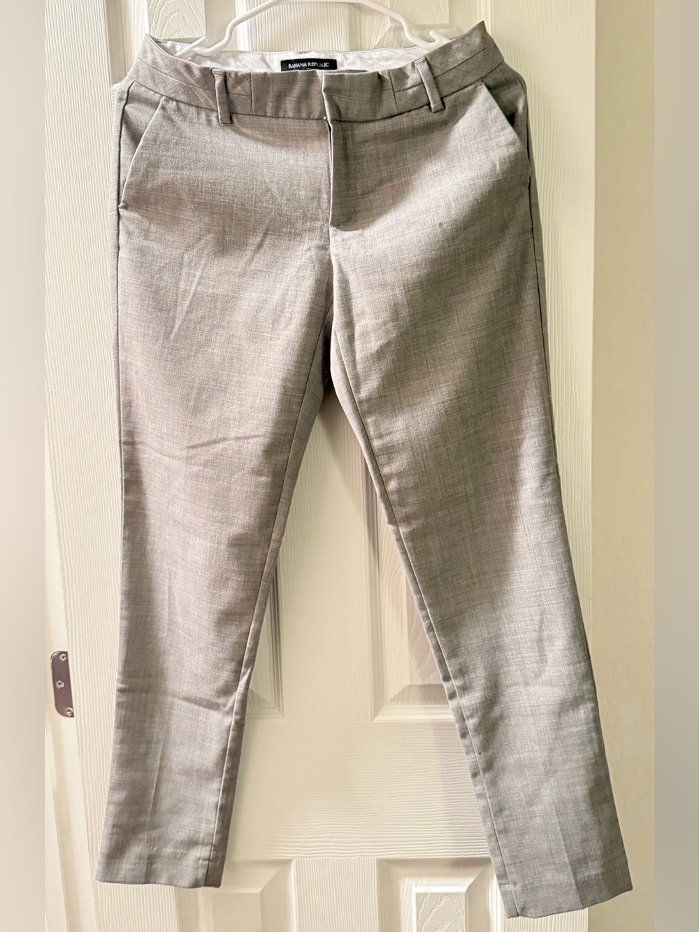 Banana Republic Light Gray Martin Fit Pants